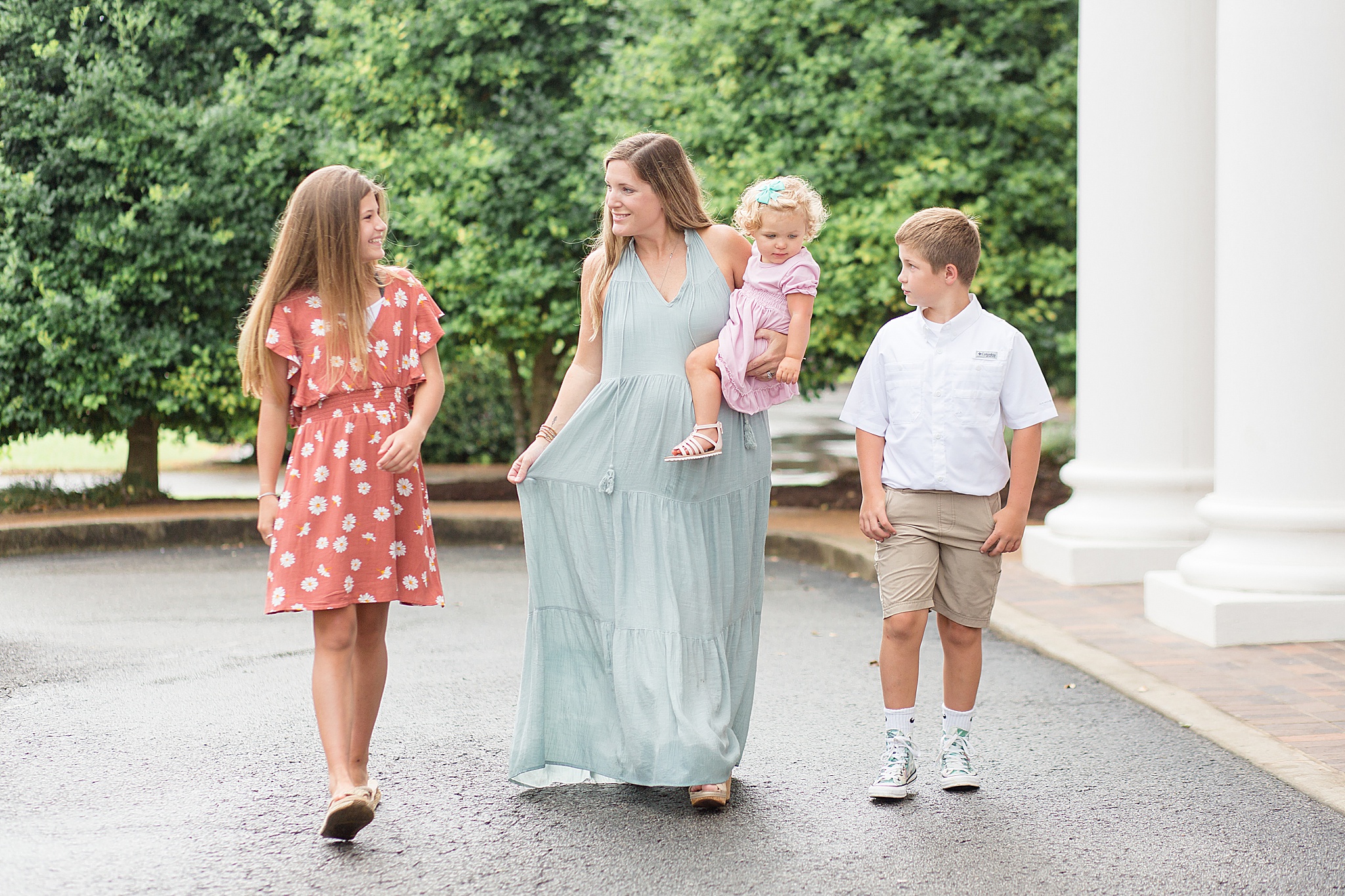 Downtown Franklin Square family portraits with Rebecca Rice Photography