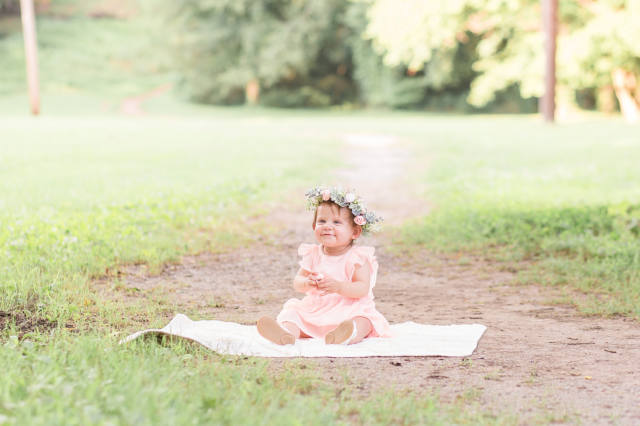 toddler poses during Pinkerton Park family portraits