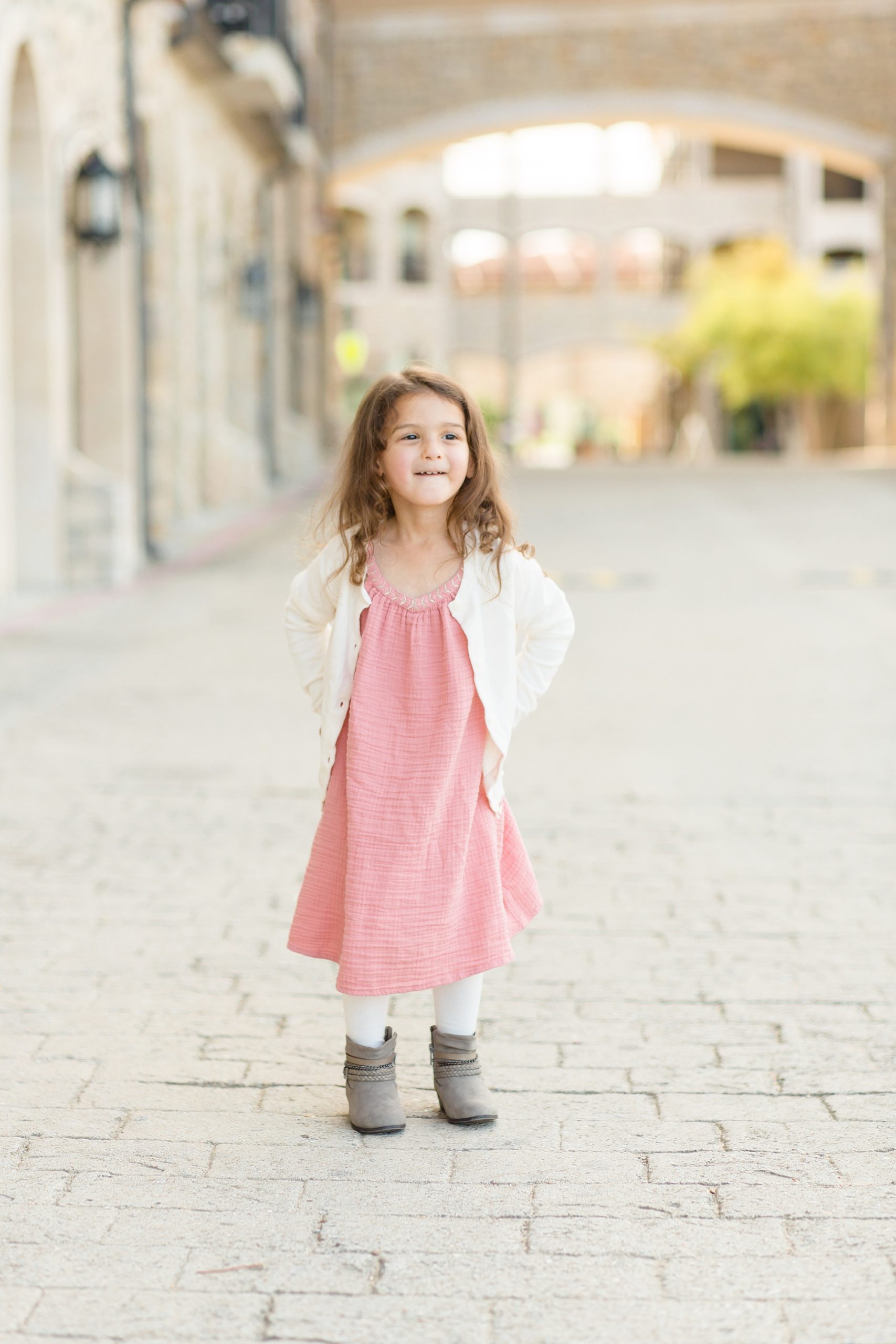 toddler poses for Rebecca Rice Photography