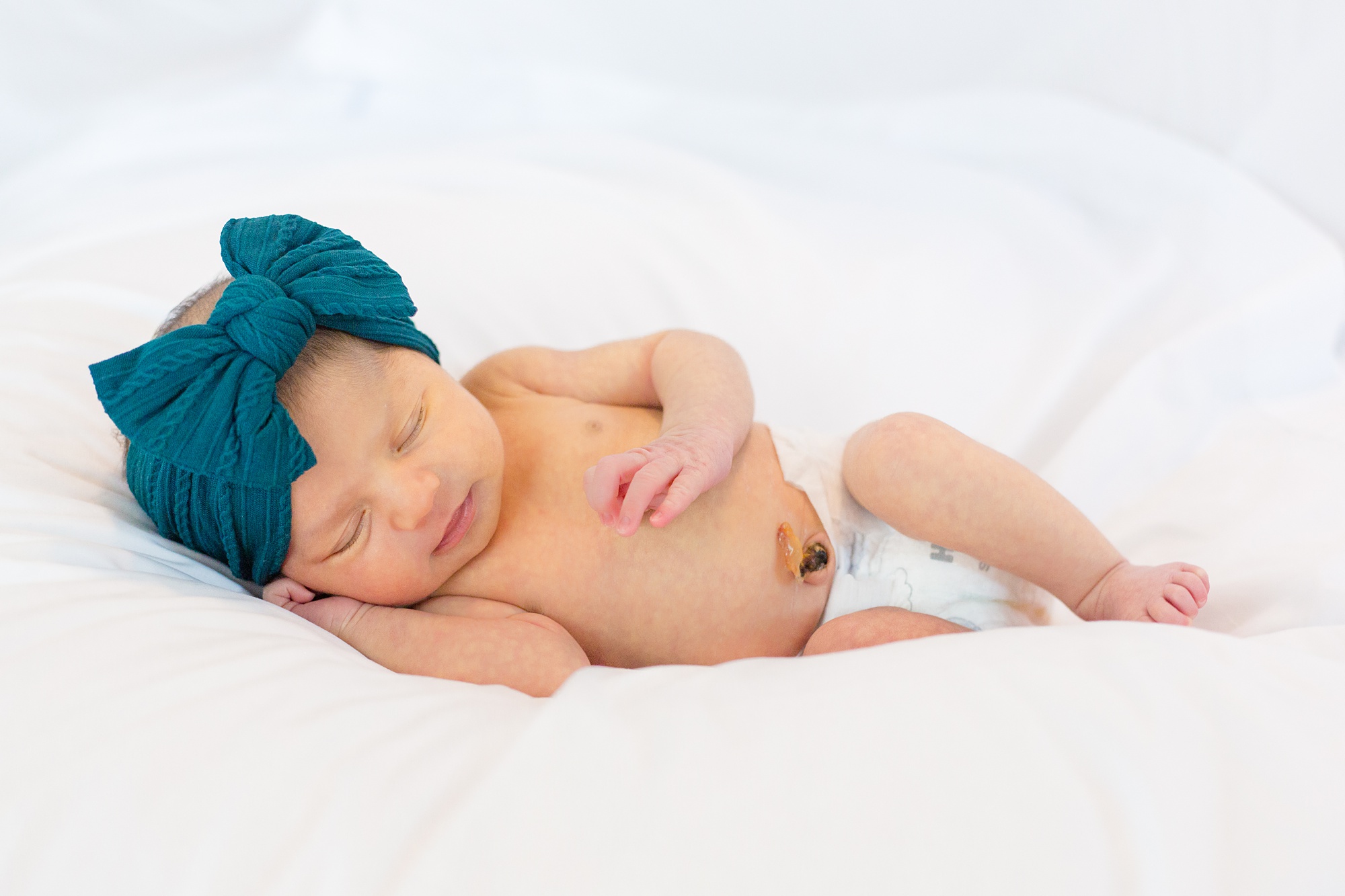 newborn portraits of baby girl in Texas