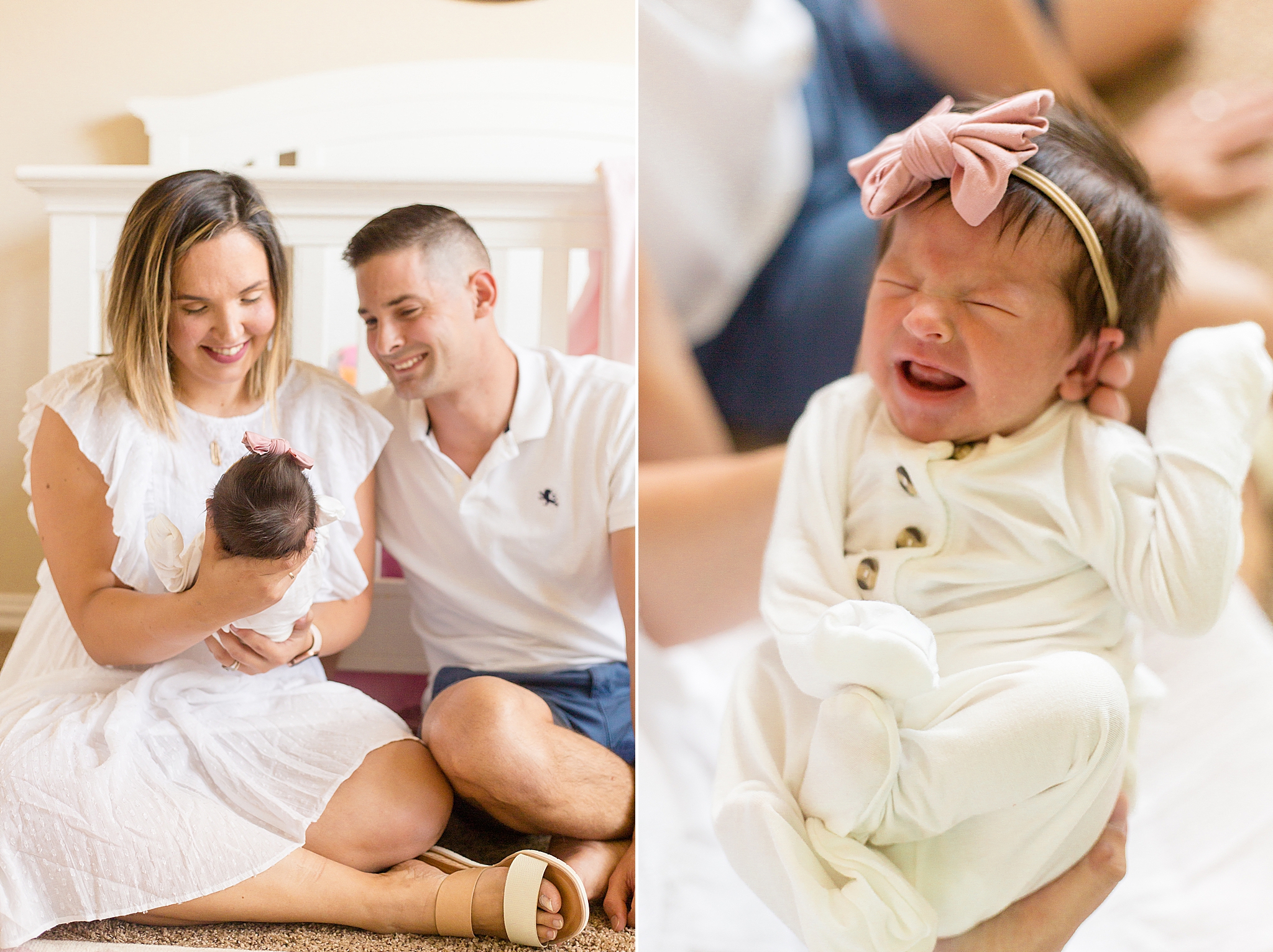 Texas newborn photographer captures at home lifestyle session