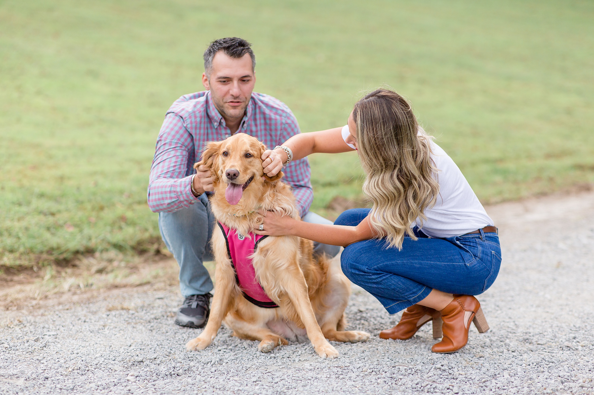 family mini session with dog