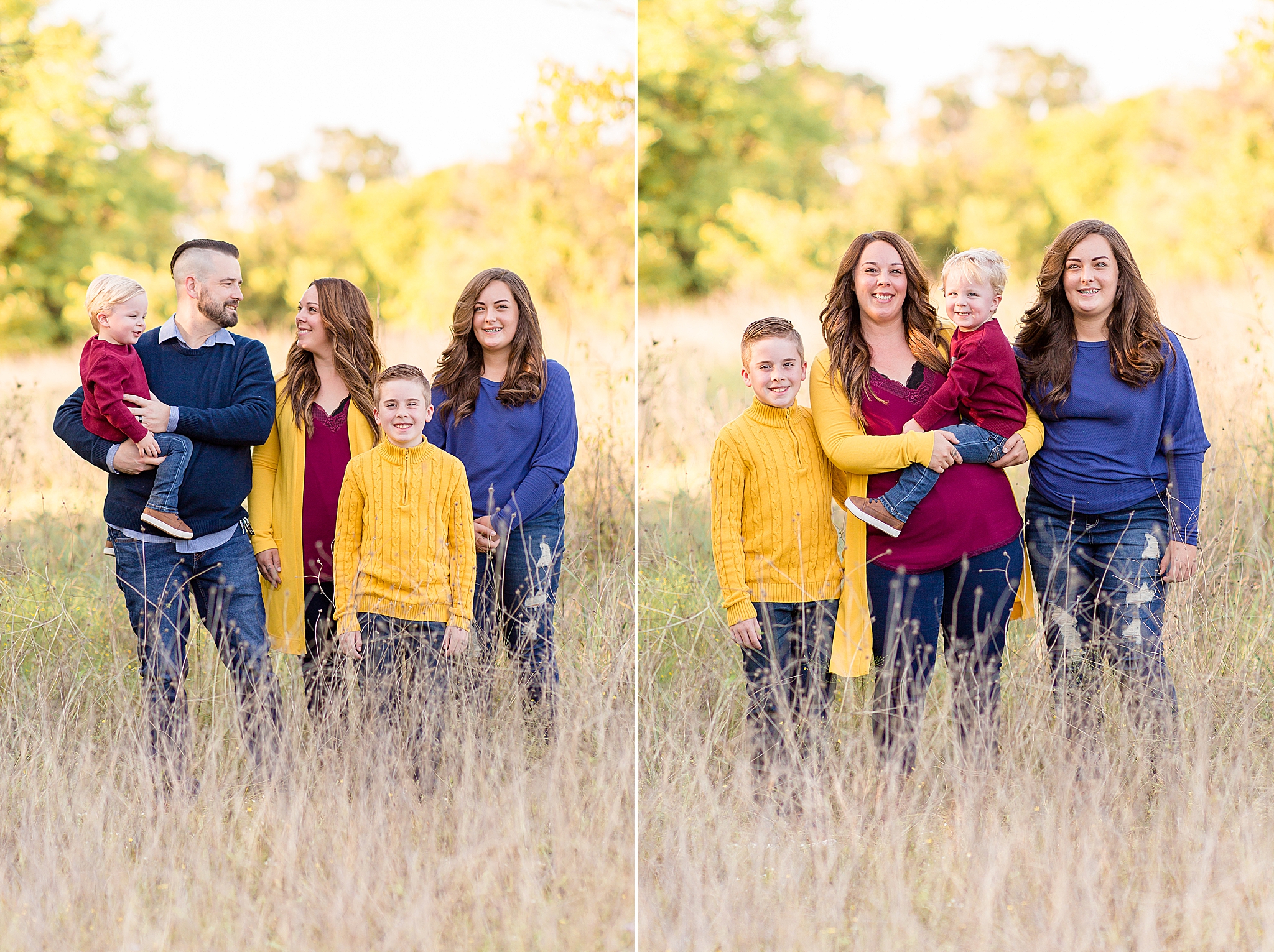 fall mini session in Frisco Commons