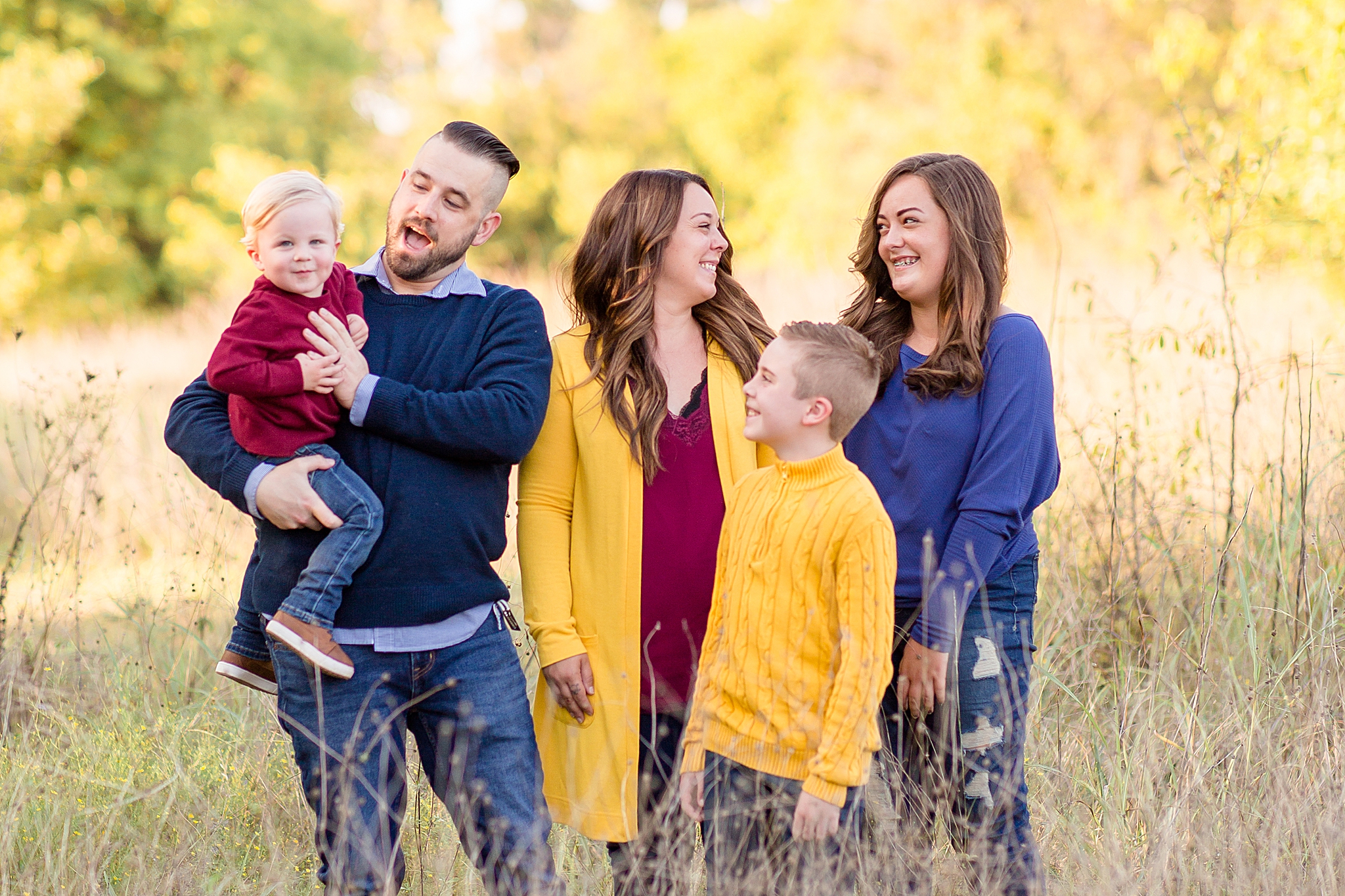 Texas family photographer captures family of five