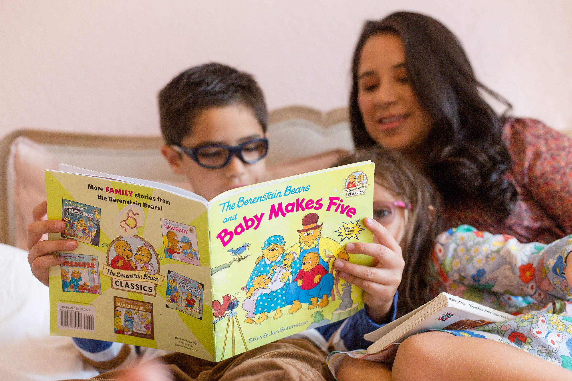 big brother reads book about becoming family of five
