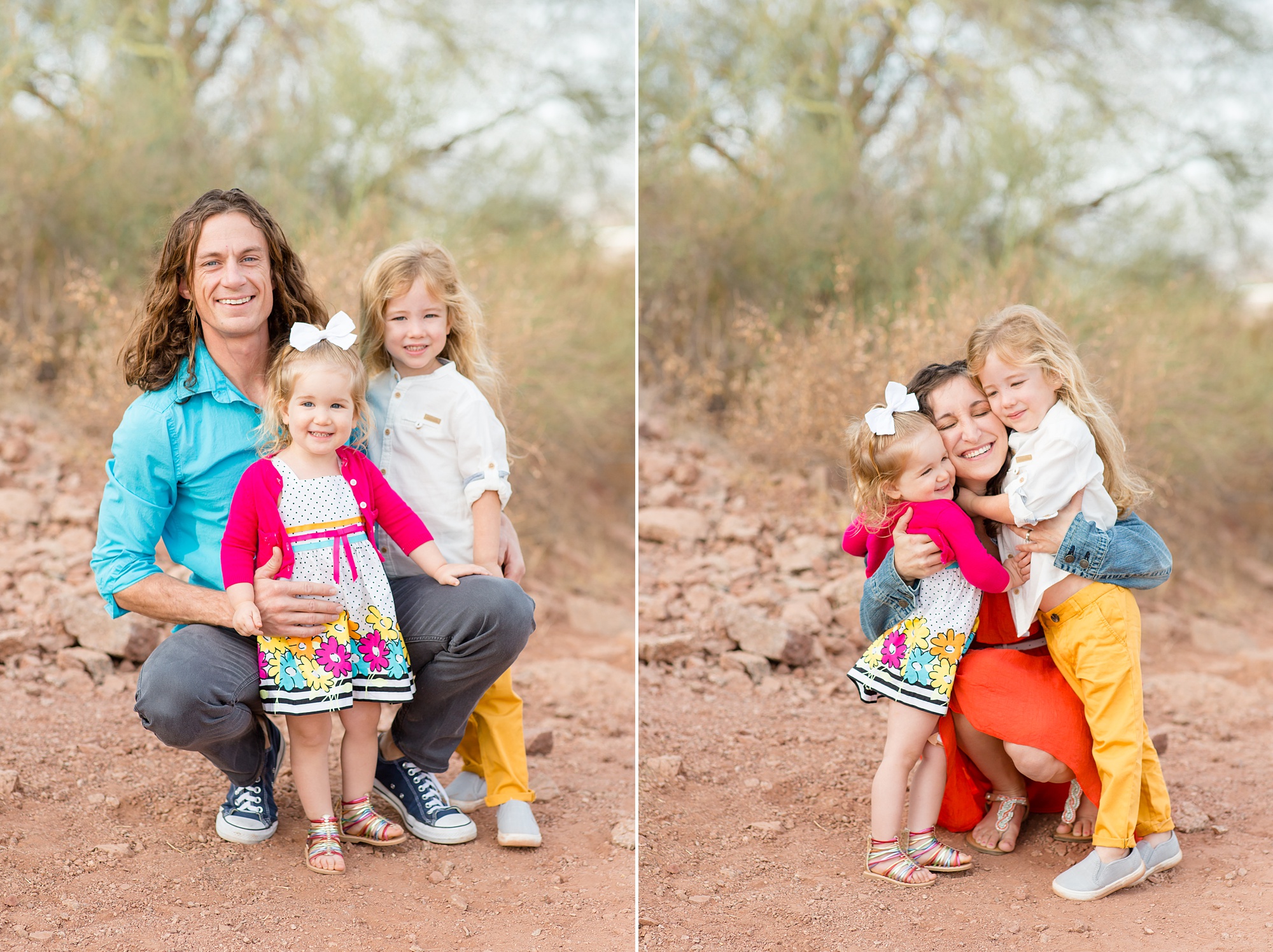 family portraits in Papago Park
