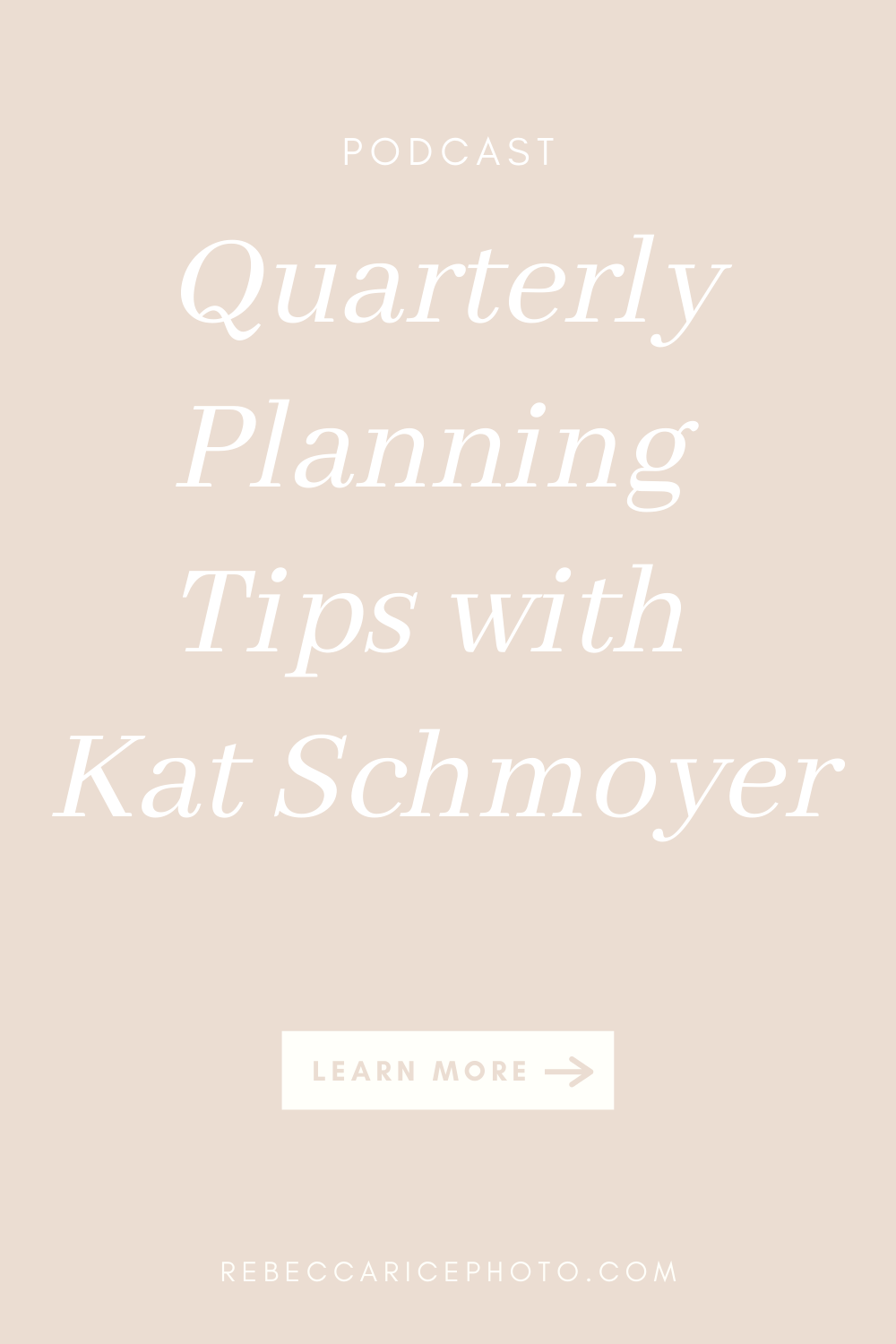 Quarterly Planning Tips for business owners from Kat Schmoyer, business coach