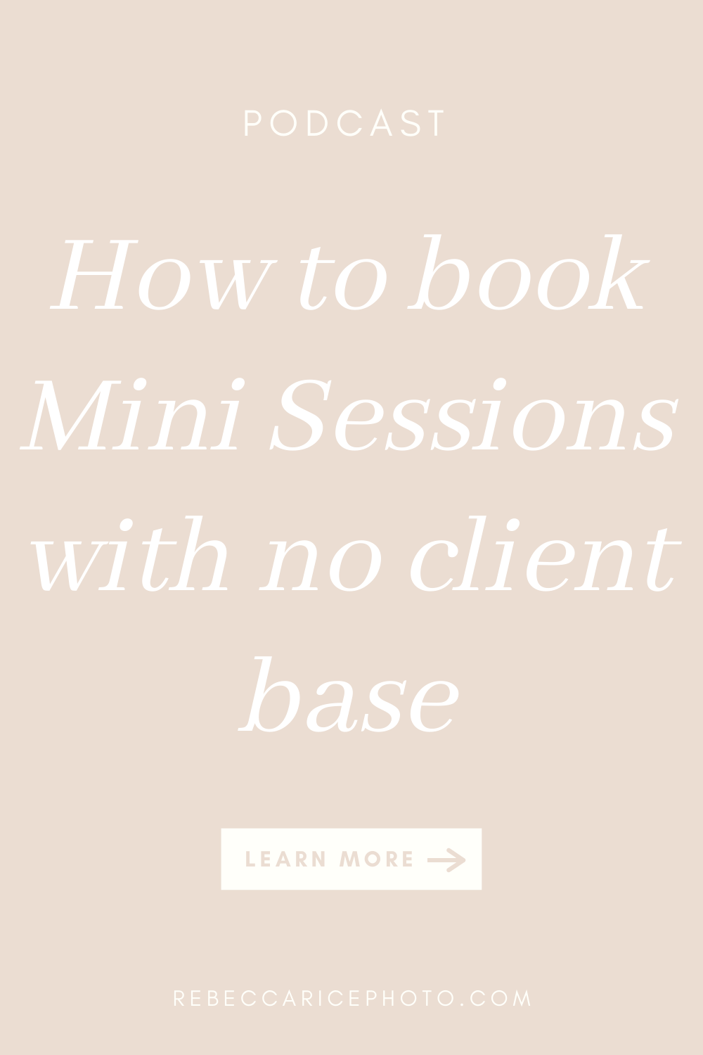 how to book mini-sessions with no client base 