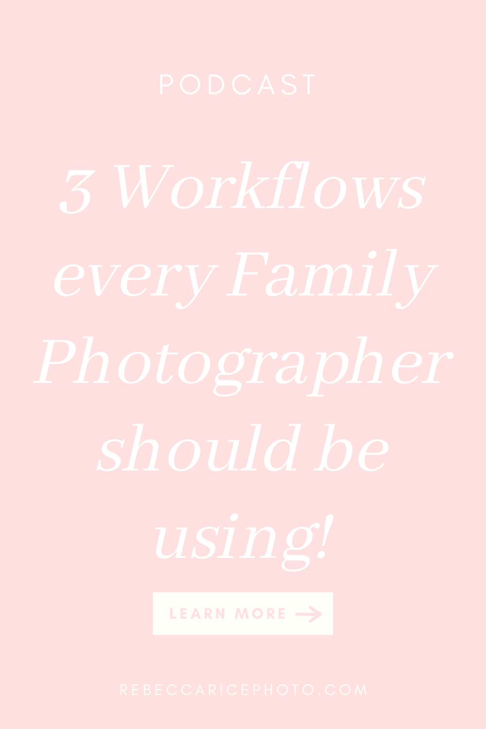 workflows for family photographers 