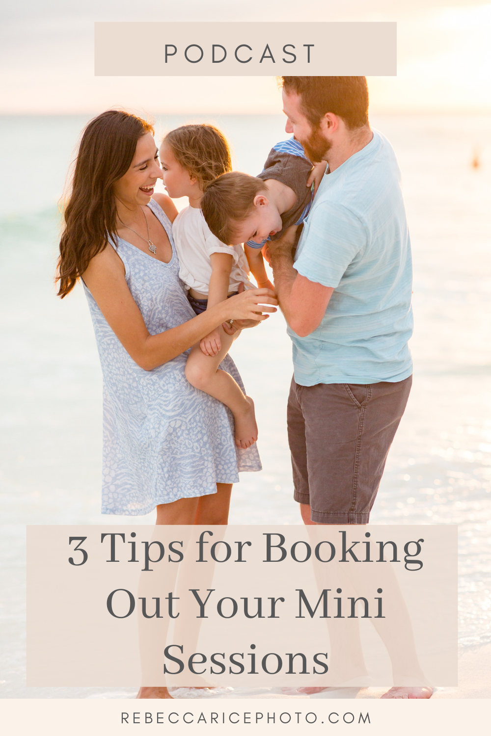3 Tips for Booking Out Your Mini Sessions from Mini Session educator and family photographer Rebecca Rice Photography