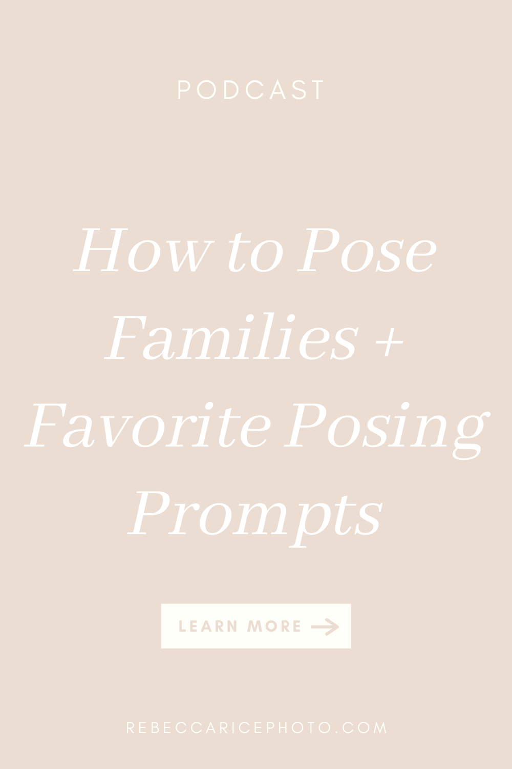 youtube video showing how to pose families during a photoshoot