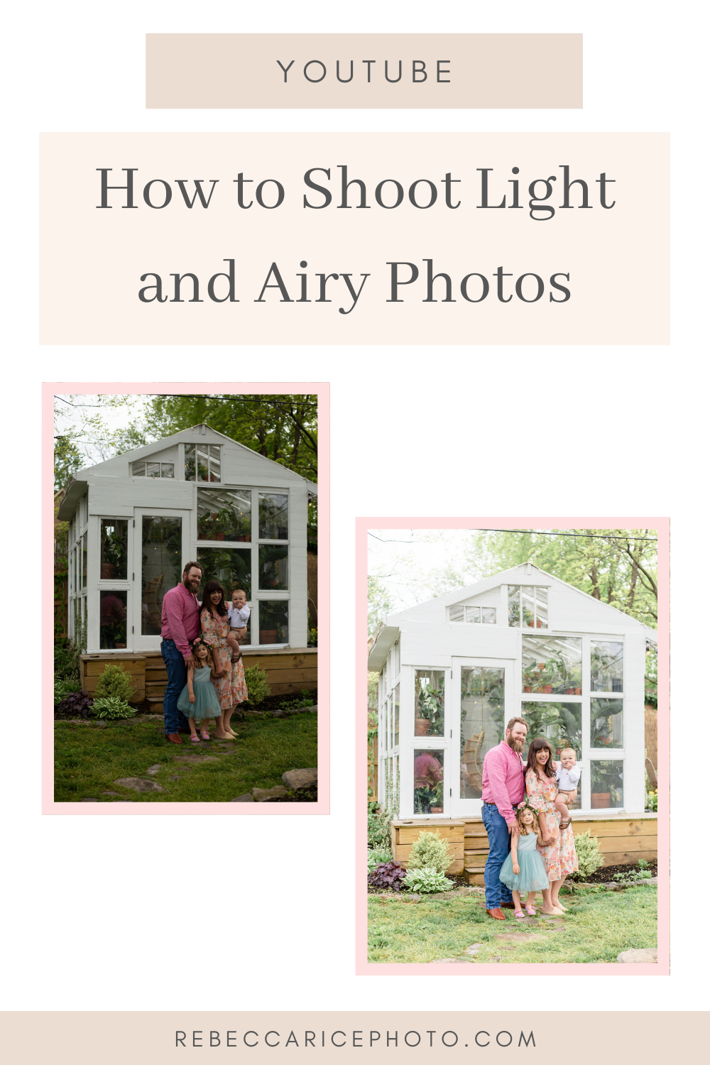 How to shoot light and airy photos