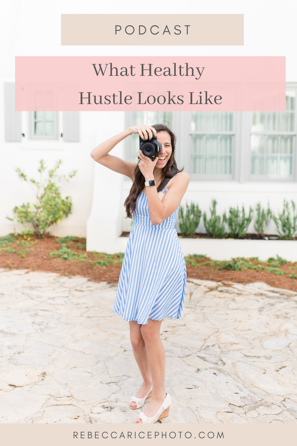 What Healthy Hustle looks like for small business owners shared on the Business Journey Podcast by Rebecca Rice