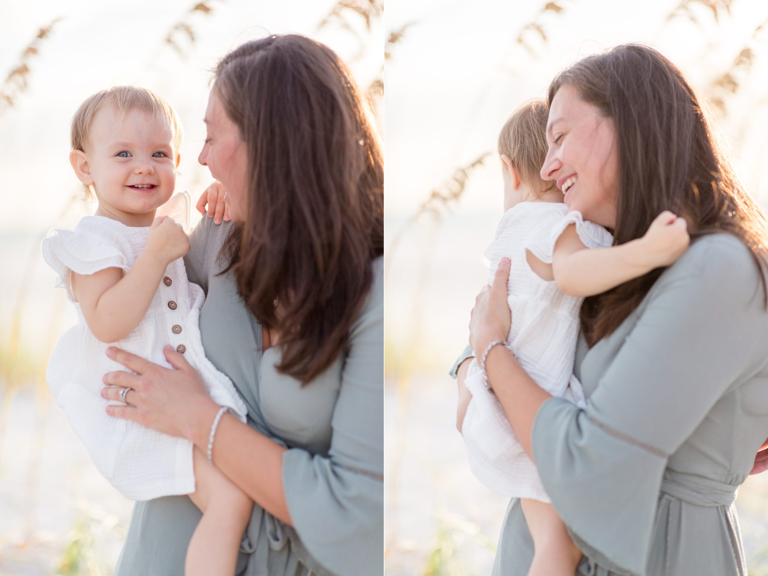 Mommy & me beach photos with family photographer and educator Rebecca Rice of Rebecca Rice Photography. Click to see more from this portrait session on the blog now! 