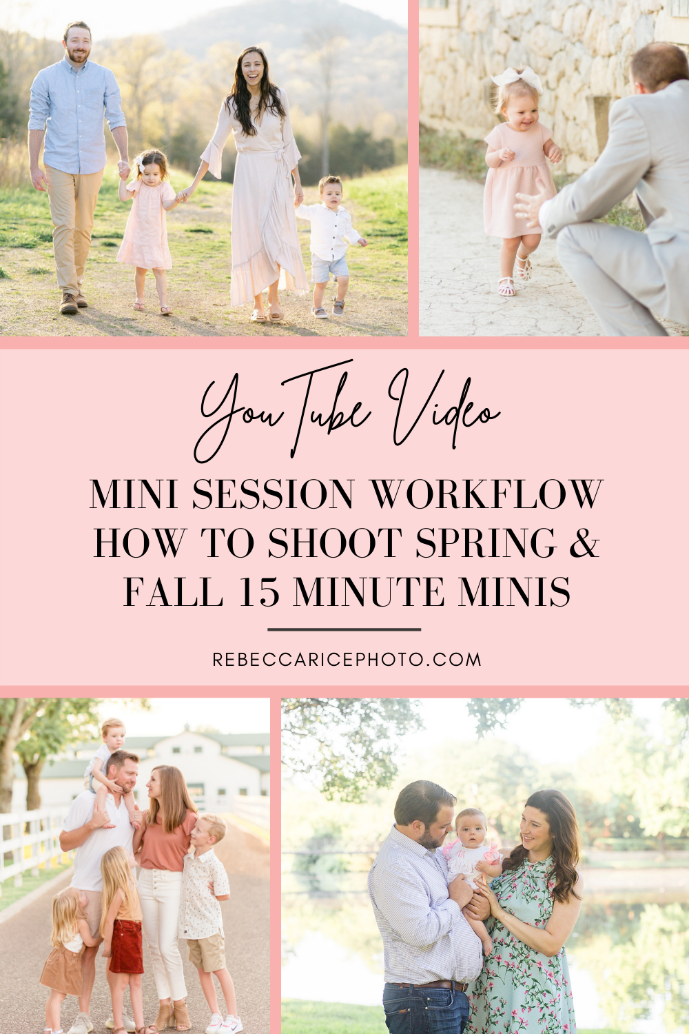 Mini Session Workflow: How to Shoot Spring & Fall 15 Minute Minis