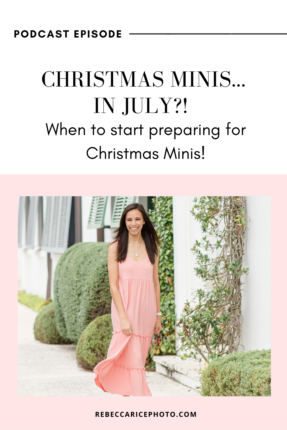 Christmas Minis in July?! When to start preparing for Christmas Minis!