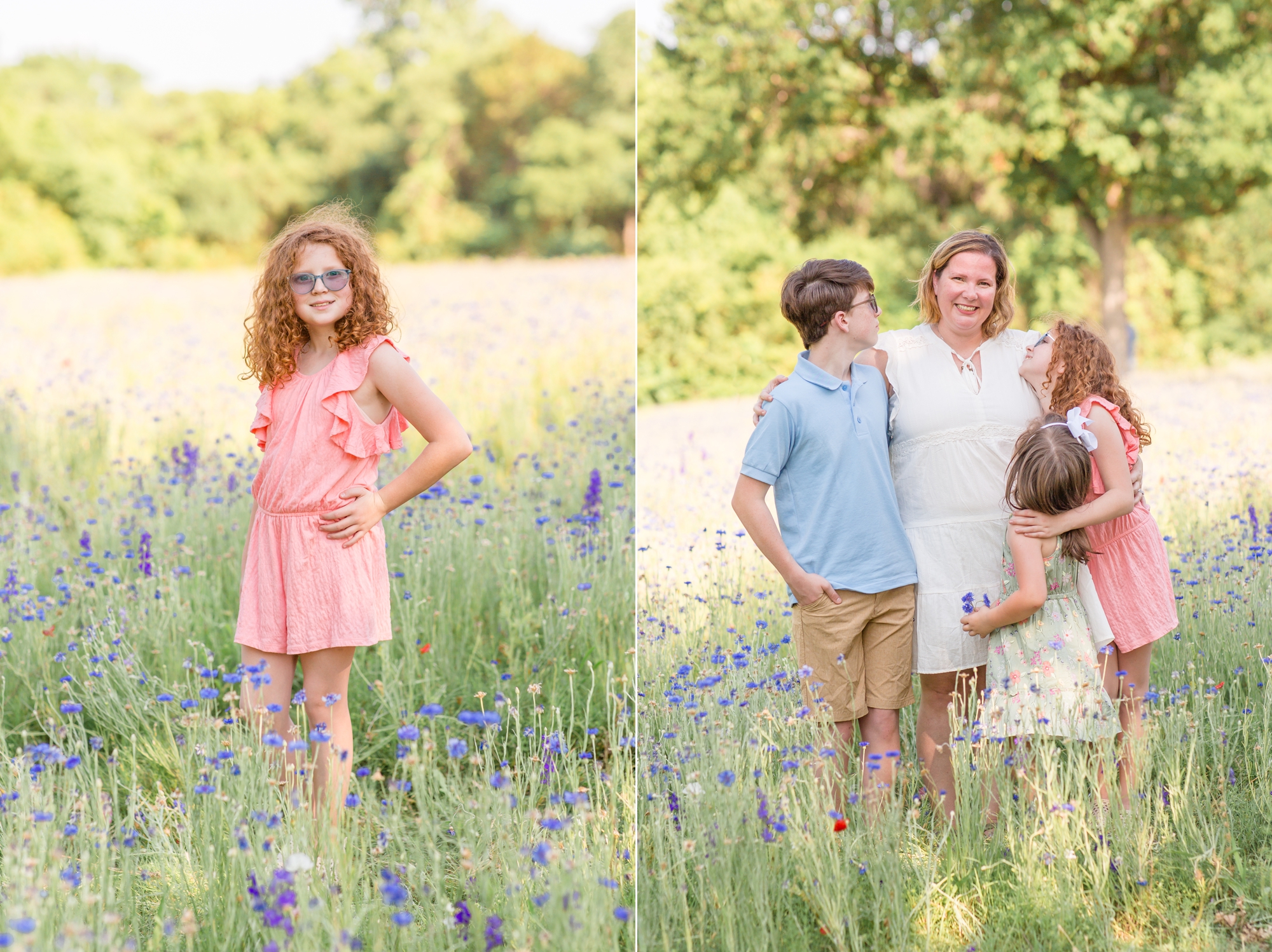 Wildflower mini sessions in Richardson, Texas wildflower field in the spring with family photographer and educator Rebecca Rice Photography. Click to see more from this session live on the blog now! 