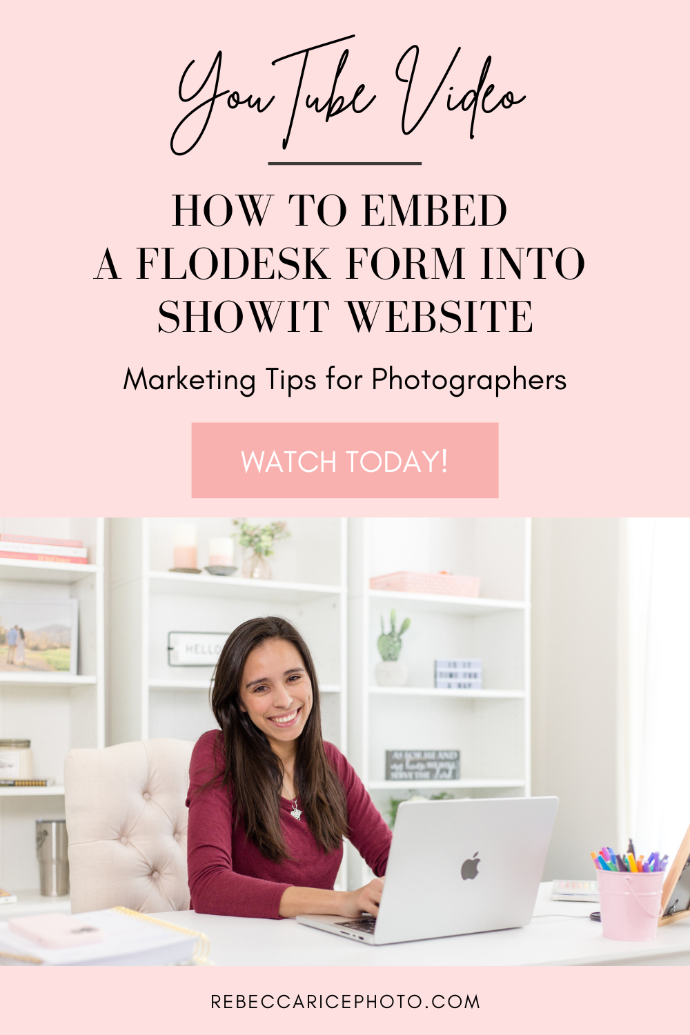 How to embed a flodesk form into Showit Website | How to Grow Your Email List