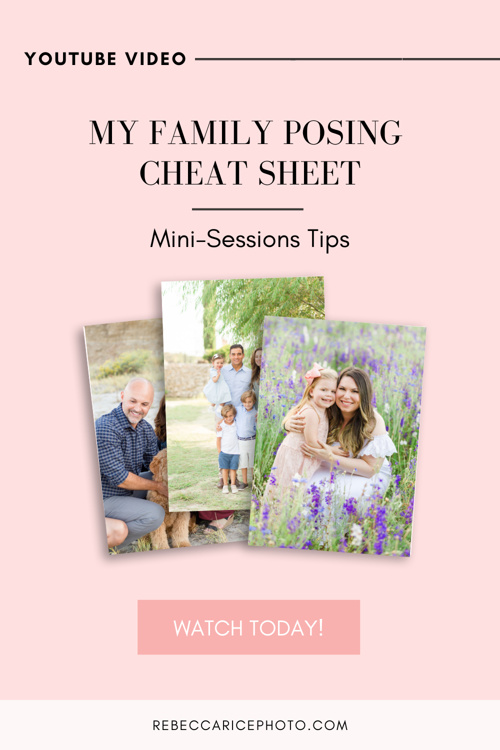 My Family Posing Cheat Sheet | Family Posing Tips