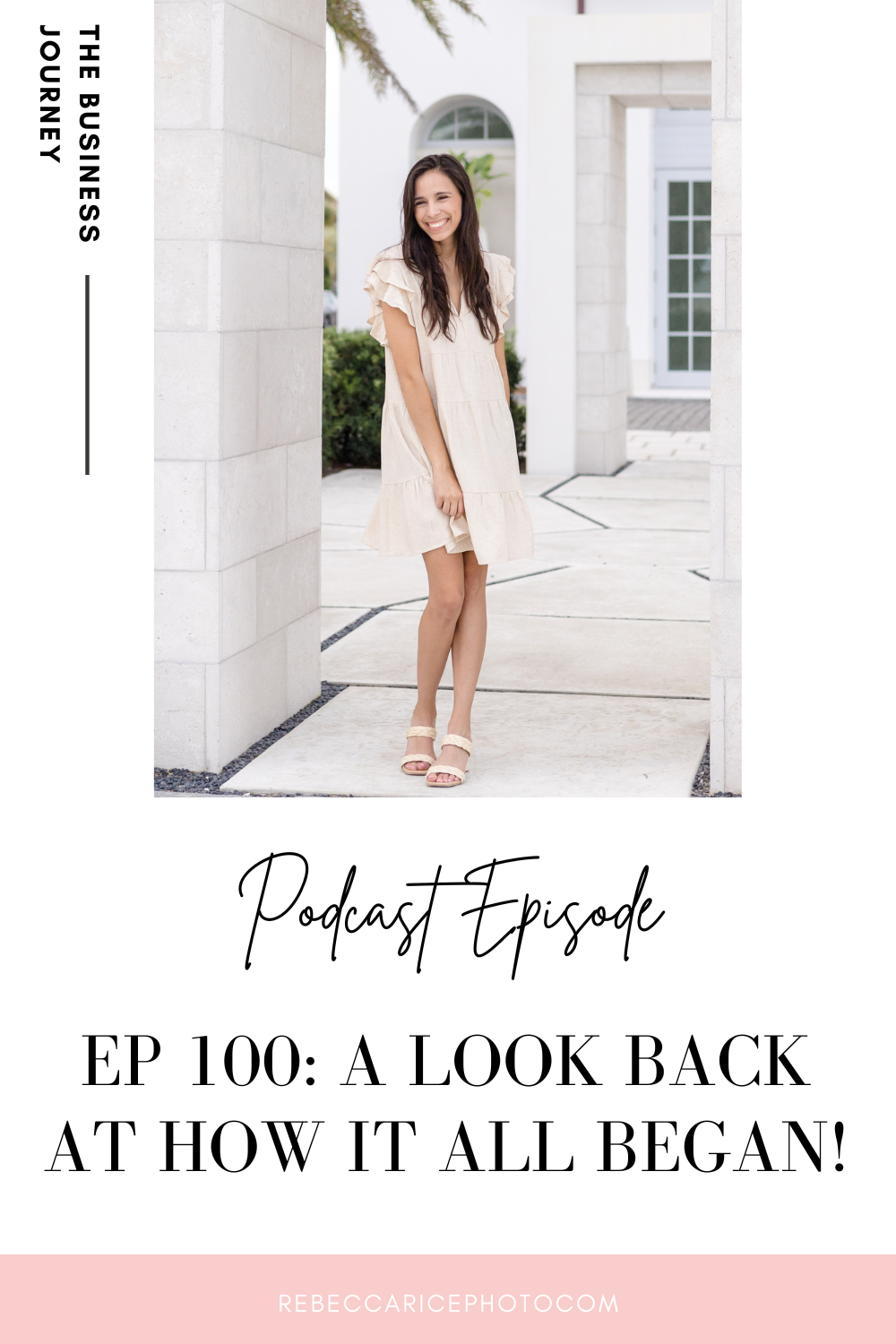 A look back at how it all began! 100th Podcast Episode! Rebecca Rice Photo
